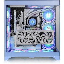 Компьютерный корпус Thermaltake CTE E600MX Hydrangea синий без БП E-ATX 11x120мм 4x140мм 2xUSB 3.0 audio bott PSU