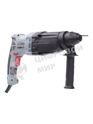 Перфоратор ПОБЕДА П-28/975, SDS+, 975Вт, макс. диаметр бурения 28мм, 1200об/мин, 5300уд/мин, дополнительная рукоятка, глубиномер, кейс