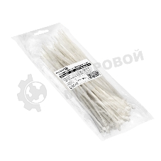 Стяжка (хомут) нейлоновая ExeGate CV66-250x4.8W (нейлон 6.6, 250x4.8мм, неоткрывающаяся, halogen free, -40°C - +85°C, белая, 100 шт)