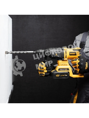 Бур по бетону Denzel двойная спираль, Cobalt W-tip, 20x310 мм, SDS PLUS