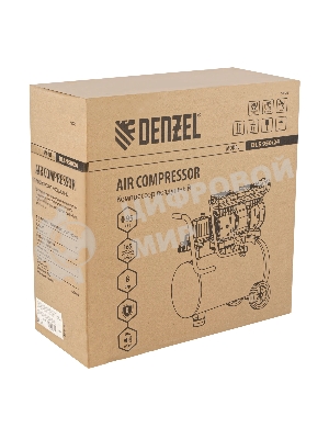 Компрессор Denzel DLS950/24 безмаслянный малошумный 950 Вт, 165 л/мин,ресивер 24 л