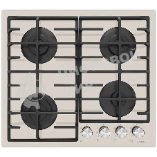 Газовая варочная панель Maunfeld EGHG.64.6CBG/G, 4 конфорки, закаленное стекло, бежевый