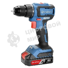 Дрель-шуруповерт DongCheng DCJZ2040, 20 В, 2 Ач, 45 Нм, бесщеточный