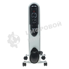 Обогреватель масляный Neoclima NC 9311, белый/черный, 2500 Вт, 25 м2, термостат