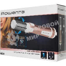 Фен-щетка Rowenta Brush Activ Compact CF9520F0 белый/золотой, 1000 Вт, ионизация, 40/50 мм