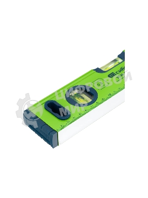 Уровень алюминиевый Сибртех УСМ-0,5-300, фрезерованный, 3 глазка, магнитный, 300 мм