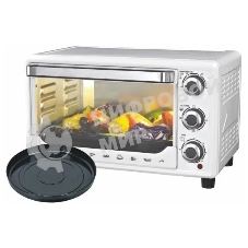 Мини-печь Sakura SA-7000WP 27л, духовка 1500Вт, механ.управление, белый