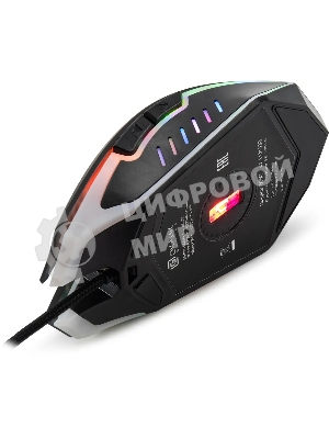 Мышь проводная Oklick 896G черный, 12800 dpi, USB, кнопки - 5