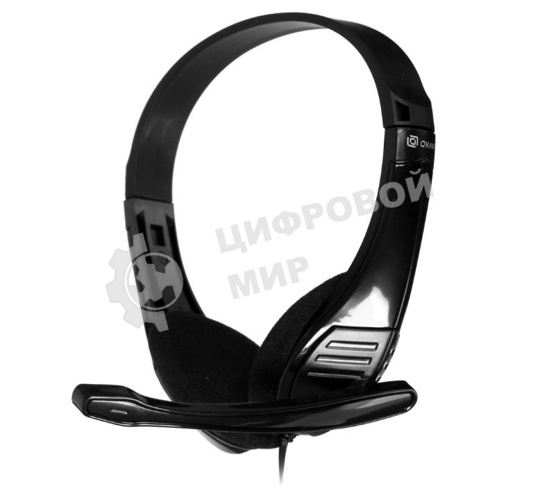 Гарнитура Oklick HS-M150 чёрный, проводная, 3.5 мм