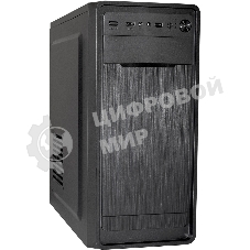 Компьютерный корпус Miditower ExeGate XP-332 Black, ATX, (XP500, Black,120мм), 2*USB, Audio