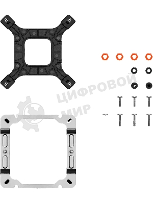 Устройство охлаждения(кулер) Deepcool AK400 Digital SE Soc-AM5/AM4/1200/1700/1851 черный 4-pin 19-28dB Al+Cu LCD 220W 812gr Ret (R-AK400-BKADMN-GJD)