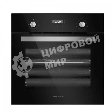 Духовой шкаф электрический Maunfeld EOEM.589B черный/серебристый, встраиваемый
