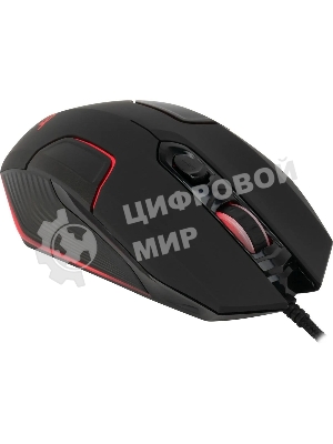 Мышь проводная Acer OMW170 черный, 3200 dpi, USB, кнопки - 6