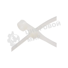 Хомут кабельный Rexant 4.3х200 нейл. под винт белый (уп. 100 шт)