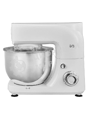 Планетарный миксер BQ MX520 White. Макс. мощность: 1600 Вт, Регулировка скорости: 6 скоростей + импульсный режим