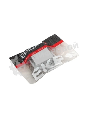 Механизм выключателя EKF UP1-SWA-14 одноклавишный, с подсветкой, алюминий Эпика