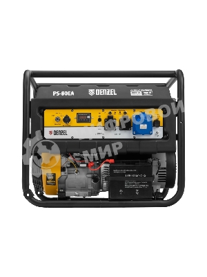 Электрогенератор бензиновый Denzel PS 80 EA, 8 кВт, 85 дБ, 90 кг