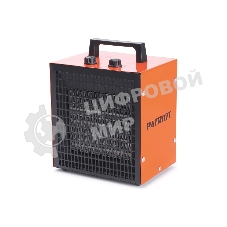 Тепловентилятор электрический Patriot PT Q 5S, оранжевый/черный, 3000 Вт, 25 м2, термостат