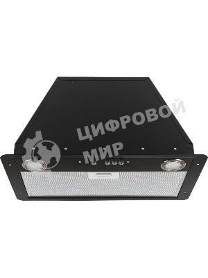 Вытяжка встраиваемая Elikor Flat 52П-650-К3Д черный, 52 см, 650 куб. м/ч, 60 дБ