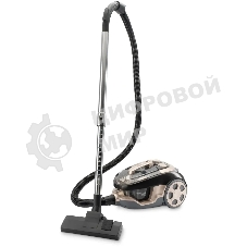 Пылесос Hyundai HYV-C3550 золотистый/темно-коричневый, 380/2220 Вт, уборка сухая, пылесборник контейнер 2,5 л