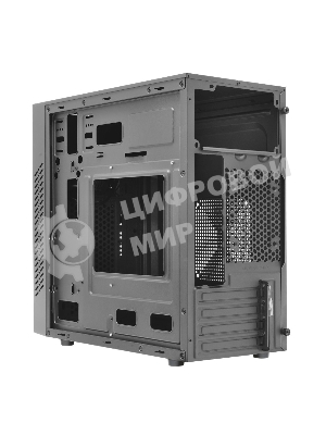 Компьютерный корпус Ginzzu D350 2хUSB 2.0,AU RGb w/o PSU
