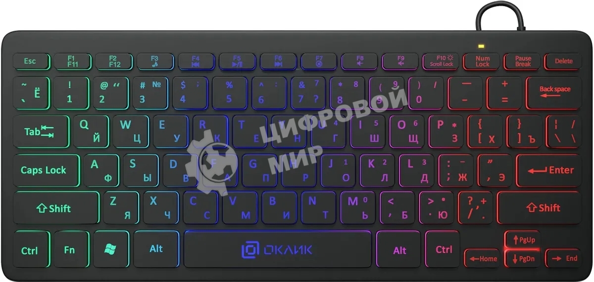 Клавиатура проводная Oklick Oklick 300S черный USB