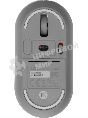 Мышь беспроводная A4Tech Fstyler FG20S белый/серый, 2000 dpi, радиоканал, USB, кнопки - 3