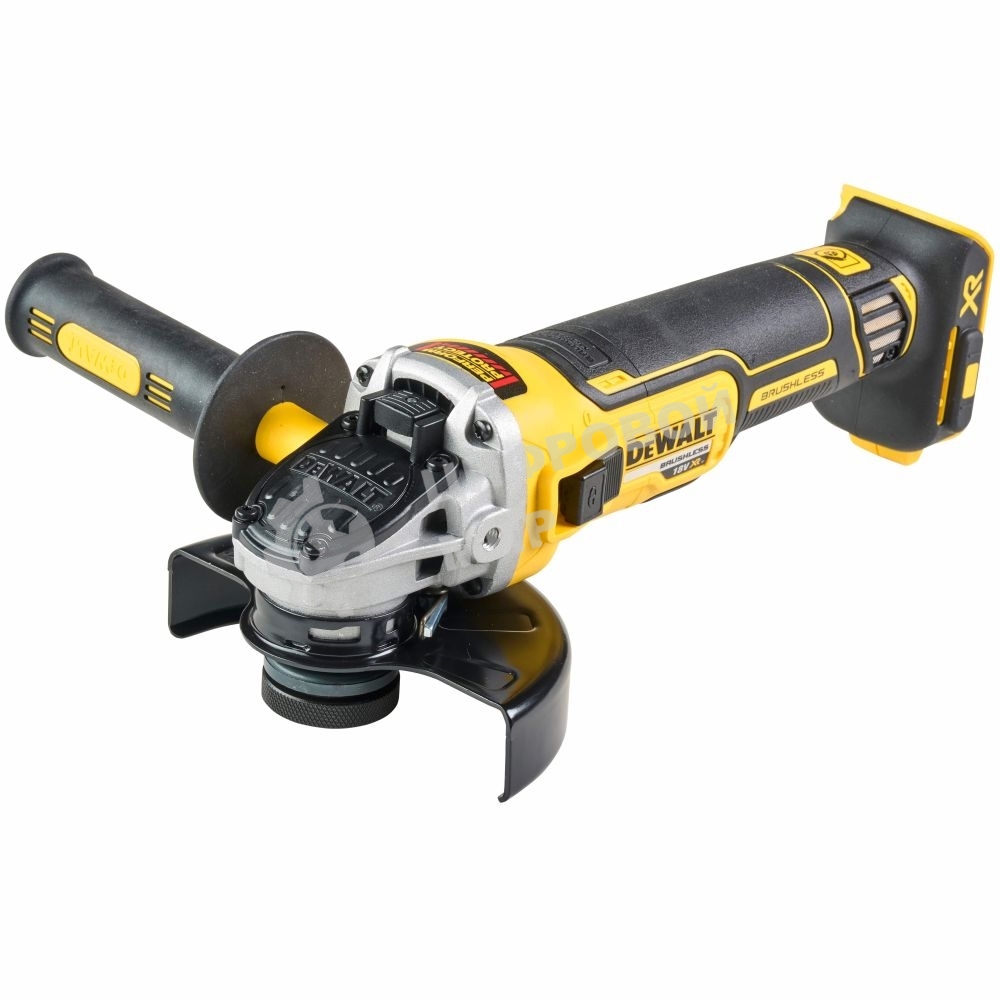 Угловая шлифовальная машина DeWalt DCG405N 18.0 В XR бесщеточная УШМ, 125мм, 9000 об/мин, сдвижной выключатель, без аккумуляторов и з/у, 1.75 к