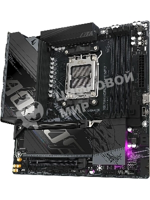 Материнская плата Gigabyte X870M AORUS ELITE WIFI7, AM5, AMD X870, 4xDDR5, 4xSATA, 4xM.2, 1xPCIe 5.0 x16, 1xPCIe 4.0 x4, 1xPCIe 3.0 x2, 1xHDMI, 2xUSB Type-C, 1x2.5Gb LAN, Wi-Fi 7, Bluetooth 5.4, 2xUSB-C USB4, 2xUSB-A 10Gbps, 4xUSB-A 5Gbps, 4xUSB-A 2.0, S/PDIF, 2x3.5 мм, 7.1, mATX