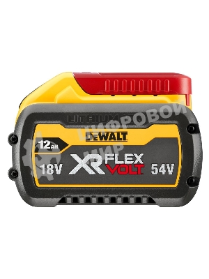 Аккумулятор DeWalt DCB548-XJ 54 В XR FLEXVOLT Li-Ion, нарпяжение: 18 и 54 В, 12.0 А·ч, XR 18.0 В