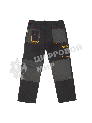 Брюки профессиональные рабочие Denzel 65% полиэстер 35% хлопок, XXXL