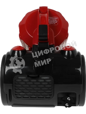 Пылесос Centek CT-2528 Red красный/черный, 350/2000 Вт, уборка сухая, пылесборник циклонный фильтр 1.5 л