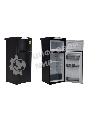 Холодильник Саратов 264 (КШД-150/30) черный муар двухкамерный 122/30л морозилка сверху