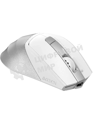 Мышь беспроводная A4Tech Fstyler FB45CS Air белый/серебристый, 2000 dpi, радиоканал, Bluetooth, USB, кнопки - 7