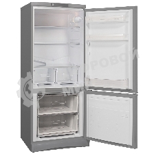 Холодильник Indesit ES 15 GA серебристый двухкамерный 189/54 л морозилка снизу