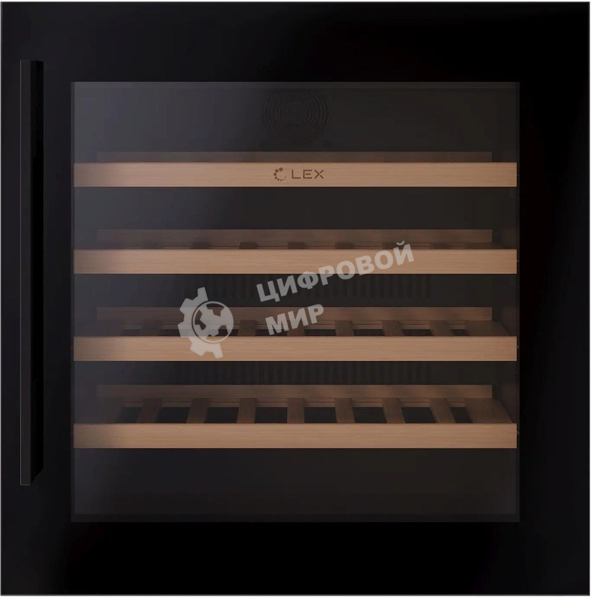 Винный шкаф LEX LWD6036BL 1-нокамерн. черный стекло (CHAT500006)
