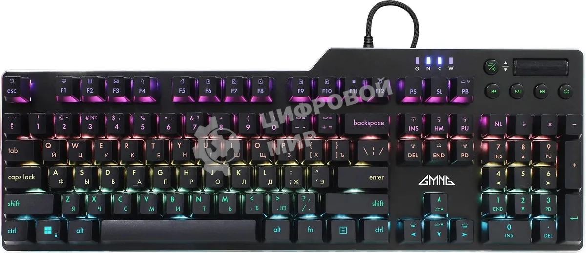 Клавиатура проводная GMNG GG-KB765XP (1901096), USB, черный