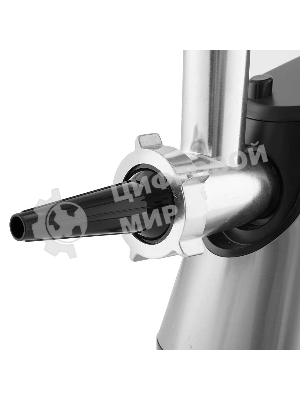 Мясорубка электрическая DELTA LUX DE-600M черный, 3000 Вт, 2.5 кг/мин, реверс, защита от перегрузки, насадки - 6