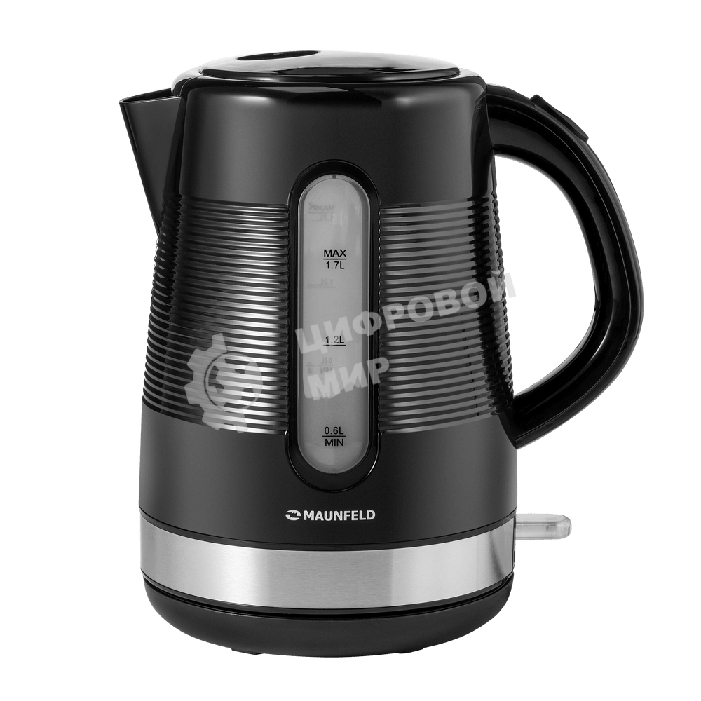 Чайник электрический Maunfeld MGK-631B 2200 Вт, 1.7 л, черный
