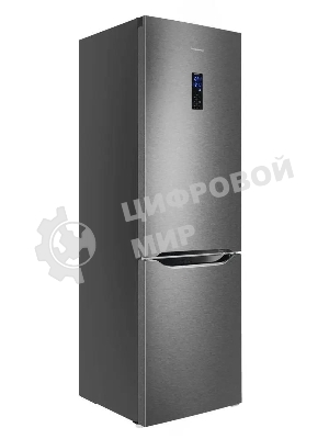 Холодильник Maunfeld MFF187NFIX10 нержавеющая сталь двухкамерный 232/98л морозилка снизу, No Frost