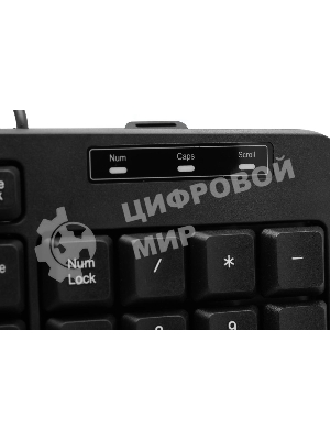 Клавиатура проводная Defender Concept HB-164, USB, черный