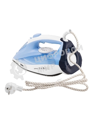 Утюг BBK ISE-2411 голубой, 2400 Вт, 40 г/мин, 140 г/мин, 300 мл