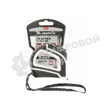 Рулетка Matrix Autostop, 5 м х 25 мм, двухкомпонентный корпус, автоматическая фиксация, PRO