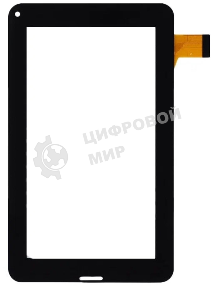 Сенсорное стекло (тачскрин) FM703906KD, черное