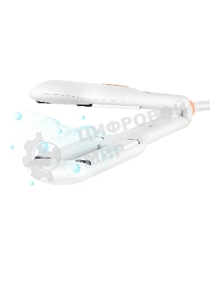 Выпрямитель для волос Kitfort КТ-3269 оранжевый/белый, 14 мм, 100-220 °C, 13 режимов