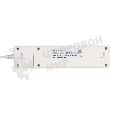 Бытовой удлинитель PowerCube, 2 р с/з вык.,3USB, 3500 Вт, 16А, 1.9 м, 3x1,0 (белый) PC-4-2M