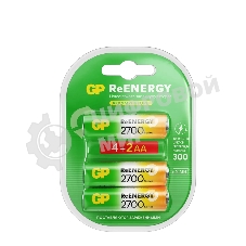 Аккумулятор GP 270AAHC4/2RGY-2CRCB6 AA NiMH 2700mAh (6шт) блистер