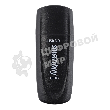 Флешка USB Smartbuy Scout Black (SB016Gb3SCK), 16Gb, USB 3.0/3.1, R/W 100/40, черный