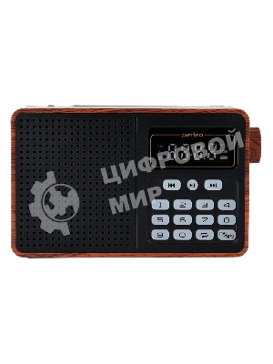 Радиоприемник PERFEO (PF_D0573) ALPINIST, коричневый