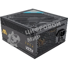 Блок питания, Azza, PSAZ-750W, 750Вт, 80 PLUS bronze, 120мм, черный